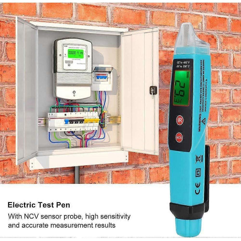Non-contact Infrared Electronic Test Pen Detector with LCD Display