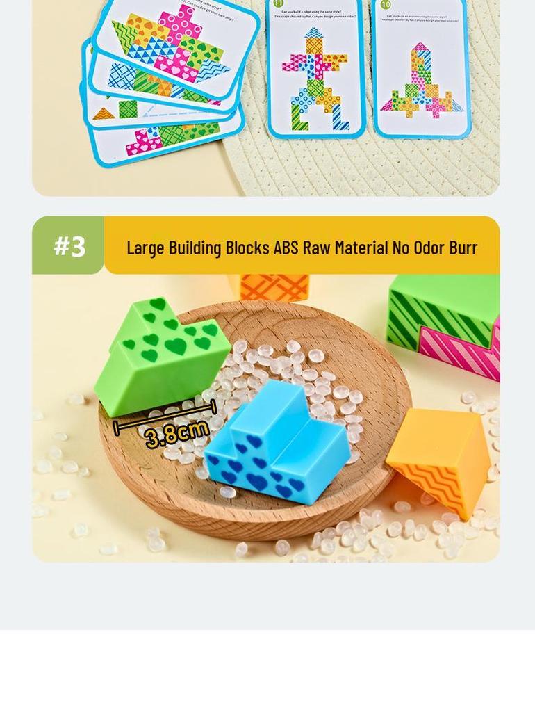 3D Wooden Puzzle: Montessori Logic & Space Training Toy for Kids