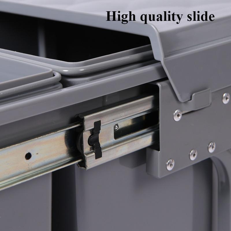 Embedded Modern Trash Can Kitchen Simple Separate Trash Bins Balcony Large Capacity Garbage Bin Food Disposal Rubbish Can