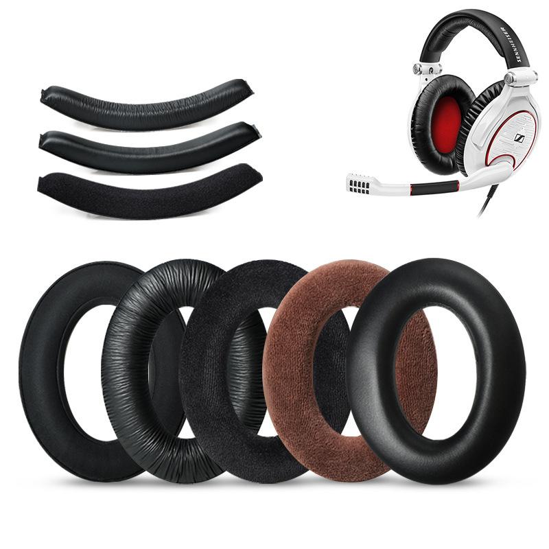Náhradní náušníky pro sluchátka Sennheiser G4ME Zero G4ME ONE PC350 HD380 Pro HME95 PXC350 Polštářek na čelenku Náušníky