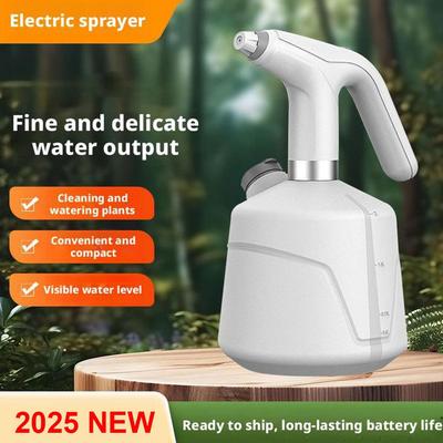 Electric Watering Can 2L Plant Sprayer,Rechargeable Garden Spray Bottle With Adjustable Nozzle For Indoor/Outdoor Flowers N1Y1