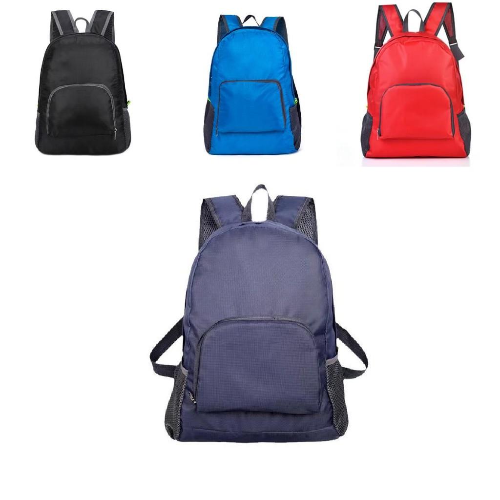 Outdoor Sports Foldable Backpack With Oxford Fabric For Travel And Hiking