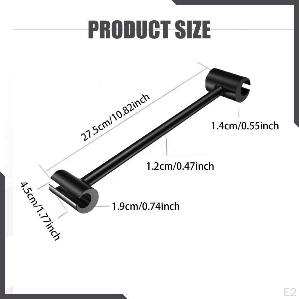 Head Hinge Adjustment Wrench, Steel Hand Tool for Door Repairs