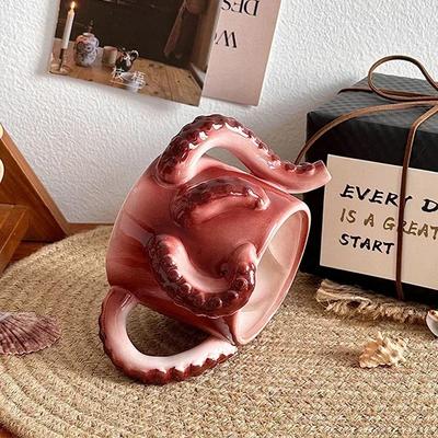 Creative Irregular Ceramic Mugs High End Unique Halloween Gifts Home Afternoon Tea Exquisite Coffee Cups Desktop Decorations