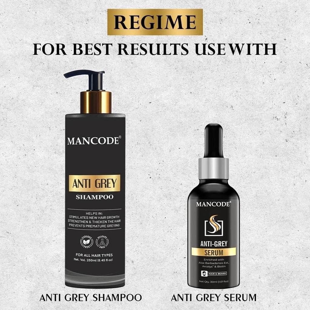 Sérum Antigris Mancode | Restaura el Color Negro Natural del Cabello Gris Blanco 30ml