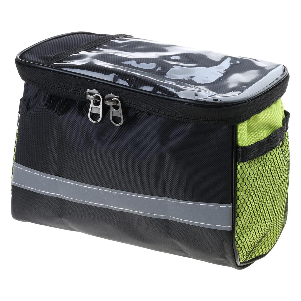 Road Bike Handlebar Bag Large Bicycles Front Storage Pouch Waterproof Phone Bag Bike Frame Pannier Organizers Pouch