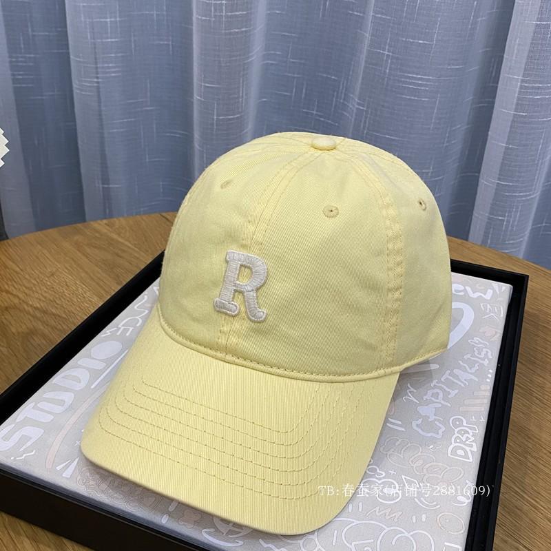 

R стандартные мягкие верхние буквы корейская версия универсальная бейсболка модная мужская и женская летняя универсальная кепка знаменитости Интернет весна и осень 56-59cm adjustable