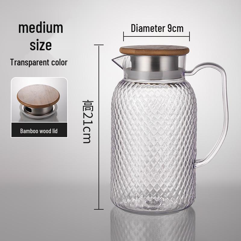 High-Temp Resistant Acrylic Juice Jug – Plastic Fruit Juice Pitcher for Bar, KTV, Restaurant, Cold Water or Fruit Tea.