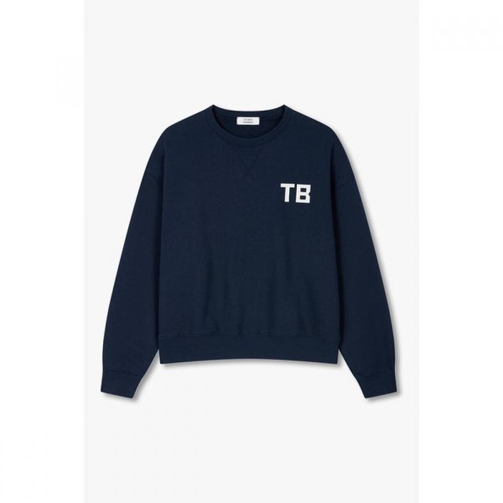 Studio Tomboy Applique Churi Sweatshirt 9175322977 melange grey (83)/OS(FREE)