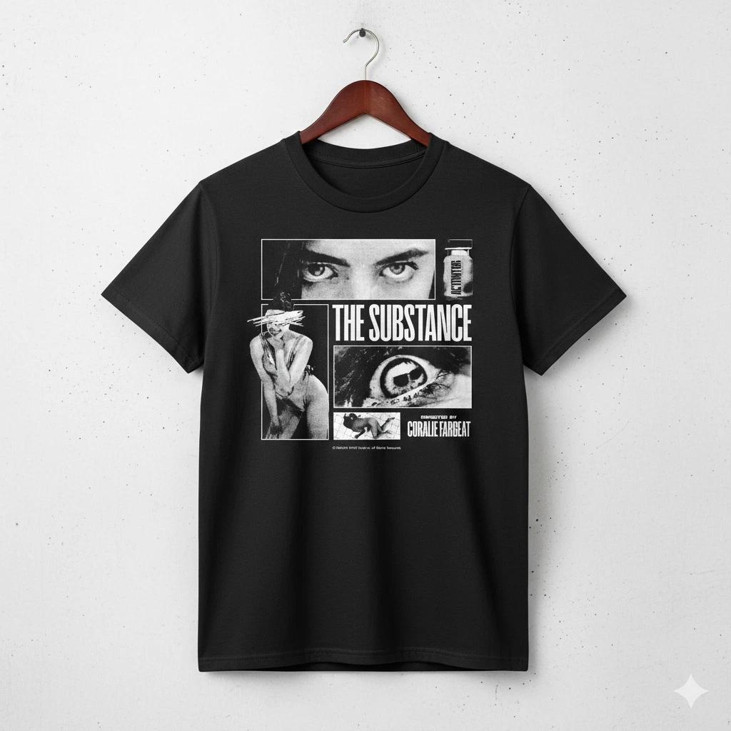 Unisex Adult Casual Movie The Substance Movie Graphic T-Shirt Body ... XL