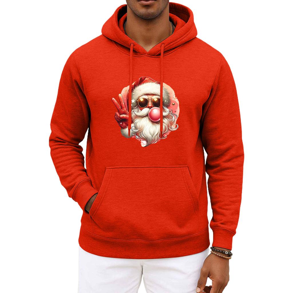 Men's And Women's Christmas Hooded Hood Long Sleeves Hoodie