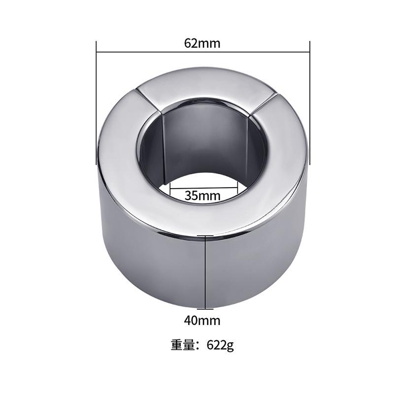 Stainless Steel Penis Weight-Bearing Pendant Magnet Ring Adult Sexy Binding Alternative Pleasure Climax Adult Toy