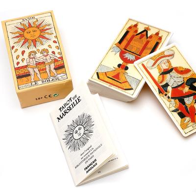 Tarot De Marseille De Conver 78 Karten Booklet Französisch 78 Karten Tischspiel