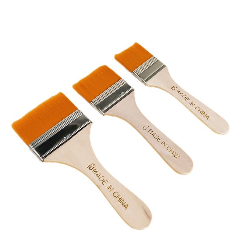 Nylon Paint Brush for Watercolor, Acrylic & Oil - Single Piece