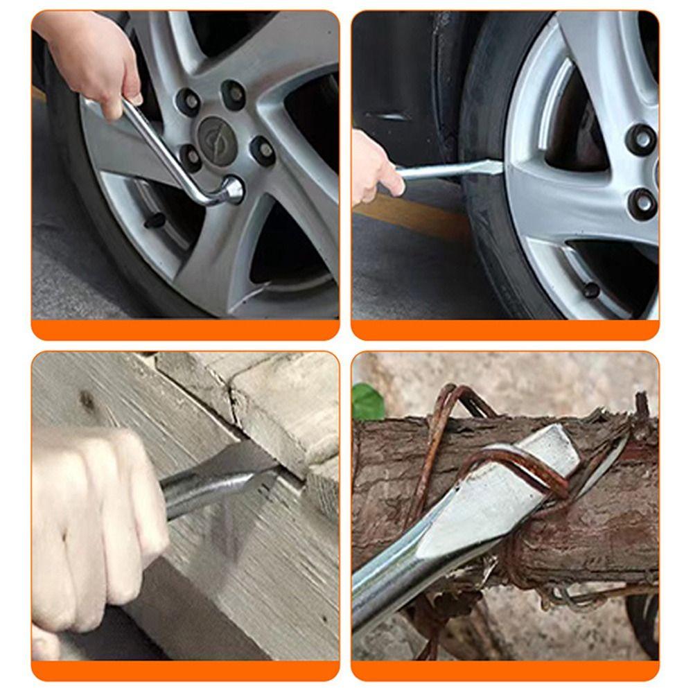 45# Steel Tire Wrench 21mm Wheel Spanner Lug Wrench  for Machinery Carpentry Construction