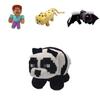 Entzückende Minecraft Plüschtiere mit weichen Creeper-, Enderman- und Wolf-Charakteren