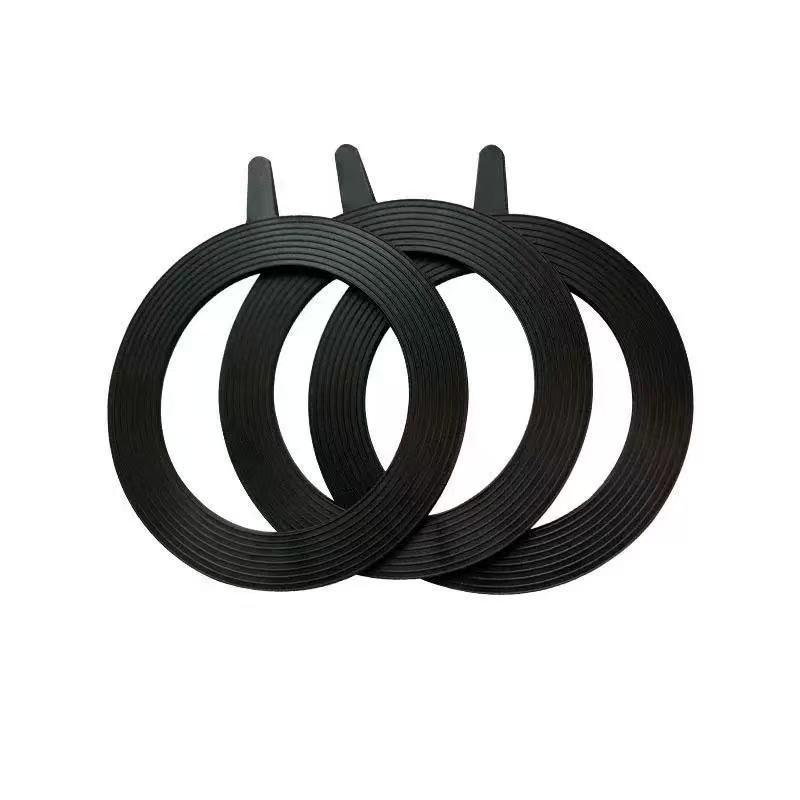 Thickened Rubber Mat with Water Pattern and Holes, Flange Gasket, and Sealing Gasket.