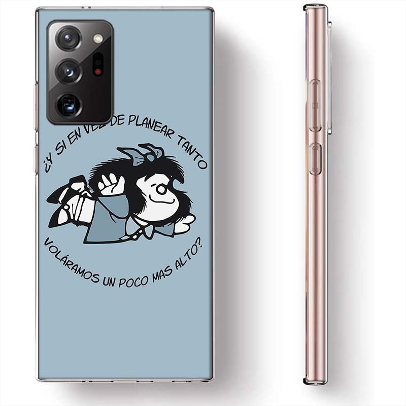 

Mafalda Cartoon Phone Case for Samsung A17 A37 A57 A55 A35 A25 A15 A54 A14 A24 A34 A13 A23 A33 A53 A07 A05S A04S A03 A73 Galaxy Samsung Note 20