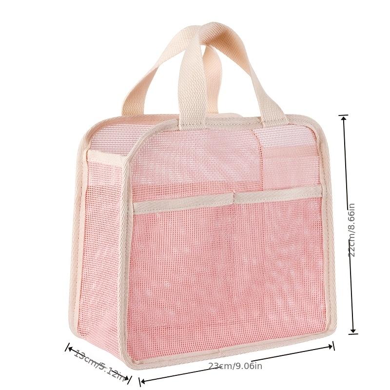 Mesh Portable Shower Caddy, Large-capacity Shower Bag, Also Suitable for Beach, Swimming, and Gym Use,Oversized Beach Bag