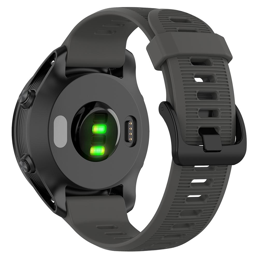 For Garmin Forerunner 945/935 Replacement Wrist Band Steel Buckle Textured Silicone Watch Strap