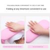 Portable Nail Hand Pillow Foldable Manicure Table Mat Non slip Nail Art Stand