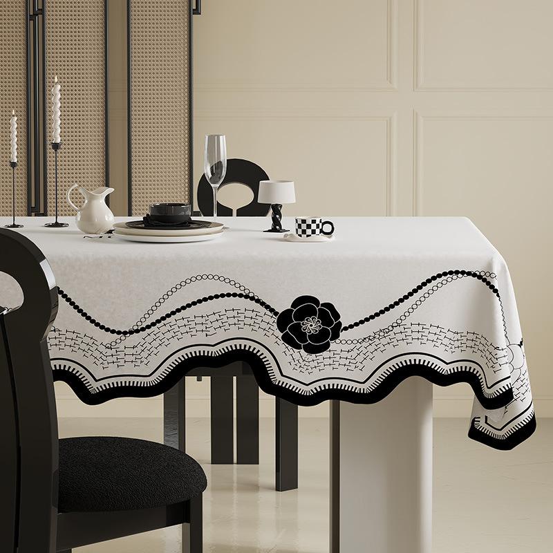 Special-Shaped Dining Table Cloth, Waterproof And Oil-Proof, Leave-In Table Mat, Advanced Desktop Protection, Tablecloth, Anti-Scalding Coffee Table