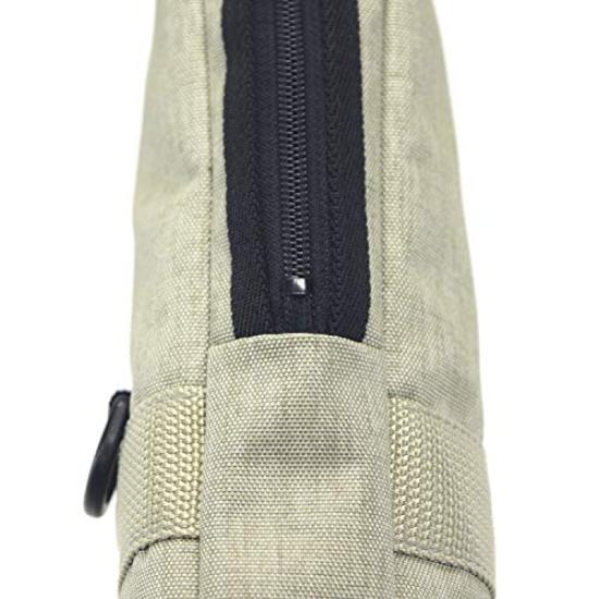 Shinobue Yokobue Soft Case V7 with Shoulder Produced by Yasushi Available In 4 Holds 6 Sonido Shinobue/Yokobue Strap, Tsukuda, Colors! Flutes, (Cream)