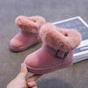2025 Winter Fleece-lined Girls' Snow Boots - Warm Short Boots for Kids