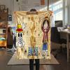 1pz Una Pezzo Monkey D Luffy Coperta in Flanella Fantasia Adatta a Tutte le Stagioni per Arredamento Casa Calore e Comfort Regali Regalo Festivo