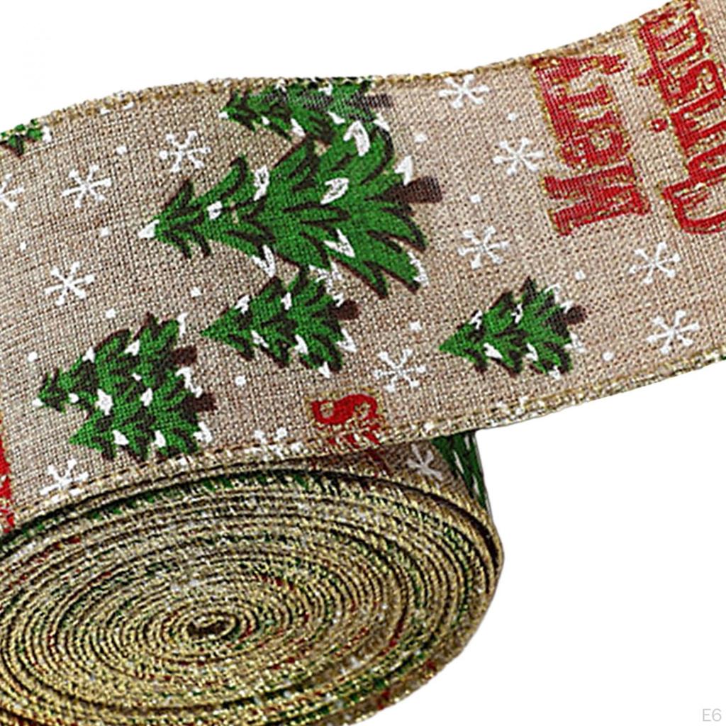 Christmas Ribbon DIY Fashion Present Wrapping Multipurpose Xmas for