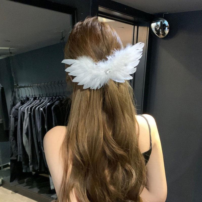 1Pc Big Gift Feather Sweet Hair Accessory Cool Hairpin Wing Hairpin 20CM