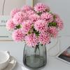 Artificial Flowers Silk Ball Chrysanthemum Home Room Table Wedding Bridal Bouquet Decor Valentine's Outdoor Garden Yard DIY Gift