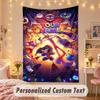Custom Personalized Tapestry,The Amazing Digital Circus Print Custom Name Text Wall Art Hanging for Bedroom