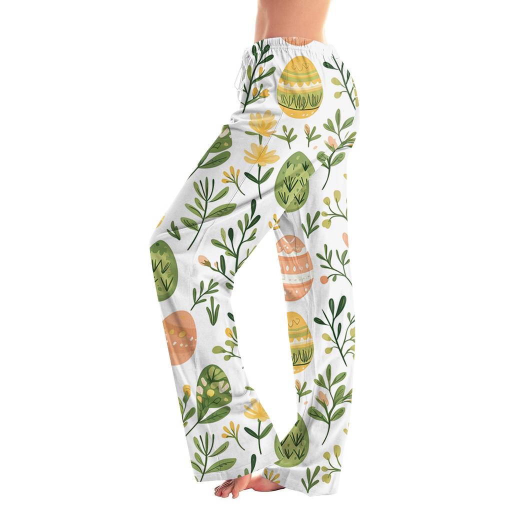 Dámské Módní Volné Ležérní Tištěné Ležérní Kalhoty