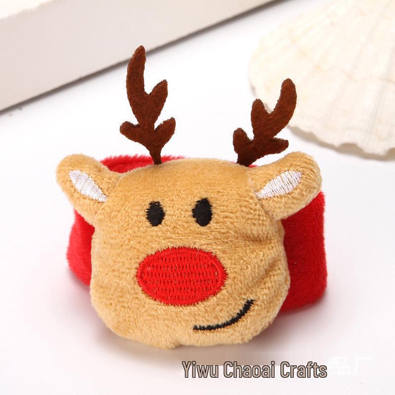 Weihnachts Rentier Schnapparmband Geschenk Dekoration