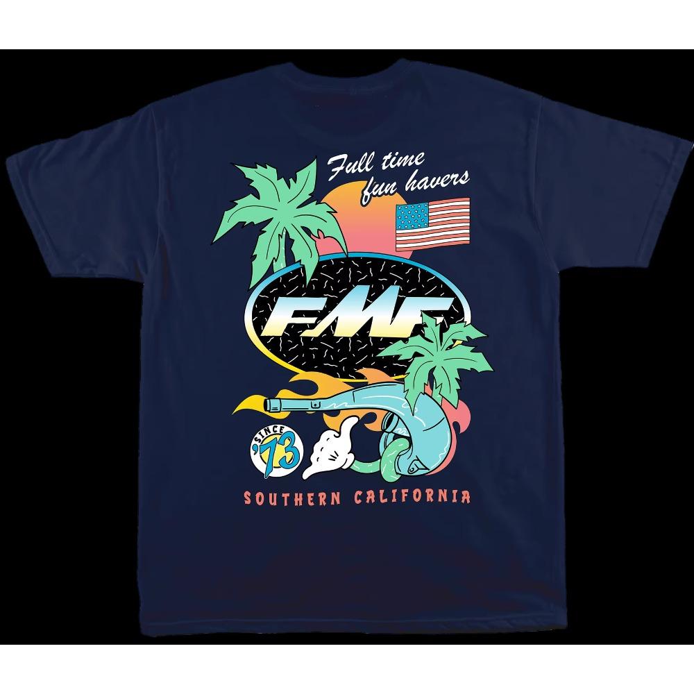 2026 New Men's T-shirt Women's DAY GLO TEE FMF Racing T-shirt Cotton Retro Short Sleeve T-shirt Y2k Short Sleeves Classic
