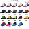 1PC Fashion Unisex Plain Baseball Cap Adjustable Trucker Flat Visor Cap Snapback Mesh Curved Men Women Casual Sun Summer Hat