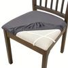 1PC Stretch Dining Chair Seat Covers Spandex Elastic Upholstered Chairs Cushion Cover Removable El Party Chair Slipcovers