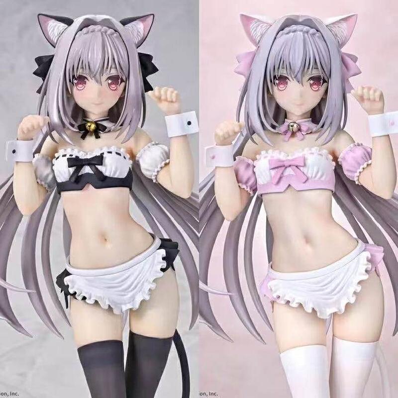 Replica Ver Tsukihime A Piece Of Blue Glass Moon Sakurakoji Luna 16 Scale Figure Cat Ear Maid Ver Desktop Ornament Pvc Material