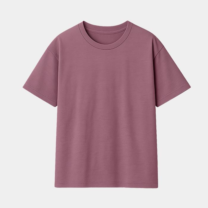 Jikeulib Essential Cotton Crew Neck Loose Fit T-Shirt 20 Colors (D Type)