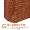 NOELAMOUR Picnic Basket with Stylish Wooden Picnic Lunch Fabric 26x17cm Lid, Basket, Upholstered,