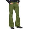 Men's Relaxed Vintage 70s Bell Bottom Stretch Fit Classic Trousers Comfort Flared Flares Retro Leg Denim Jeans Pant