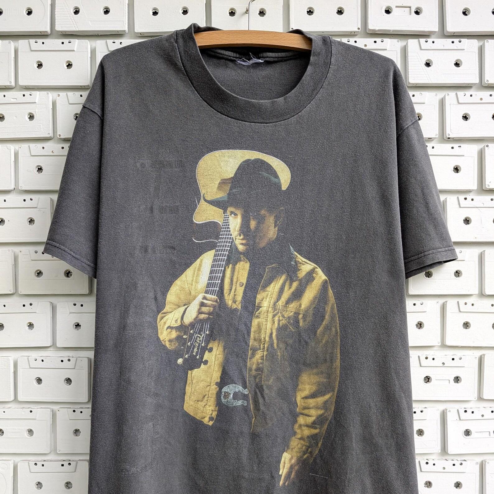 Vintage 1998 Garth Brooks T shirt Country Pop Rock Singer Merch Tee Size XL S