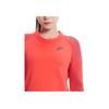 Nike Solid Color Small Logo Print Crew Neck Long Sleeve Sweatshirt Women Sweatshirt Red 809538-850
