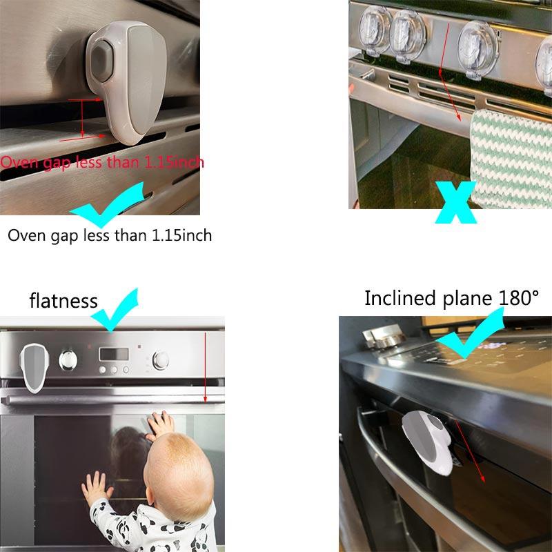 Baby Oven Door Lock For Kitchen Child Safety Locks Kids  Protection Safety Drawer Cabinet Cupboard Lock