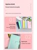 Korean Heart Macaron A5/A6 Ring Binder Notebook - PU Journal with 6-Hole Design