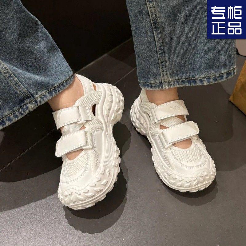 New show trend fashion leisure sports muffin tire sole shoes hollow sandals women's shoes