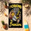 Richmond Football Club (1) Thema Strandtuch Sandabweisend Weich Und Bequem Geeignet Für Den Pool Camping Yoga Und Tauchen Ein Reise-Essential