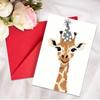 Creative Greeting Card Envelope Set Cute Animal Birthday Wishes Message Card Handwritten Card Greeting Card
