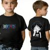 Camisetas de Manga Corta de Verano para Niños y Niñas, Camiseta Infantil Anime Luffy Zoro Nami Chopper, Ropa Linda Camisetas de Dibujos Animados Regalos de Cumpleaños